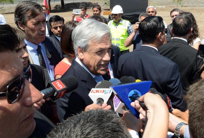 Le président Piñera estime que le Chili n'a pas à revenir sur des accords signés que le Pérou rejette (photo Alex Ibáñez / Gobierno de Chile)